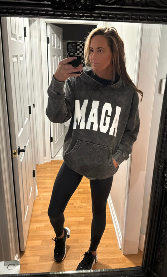 MAGA Mineral Wash Hoodie