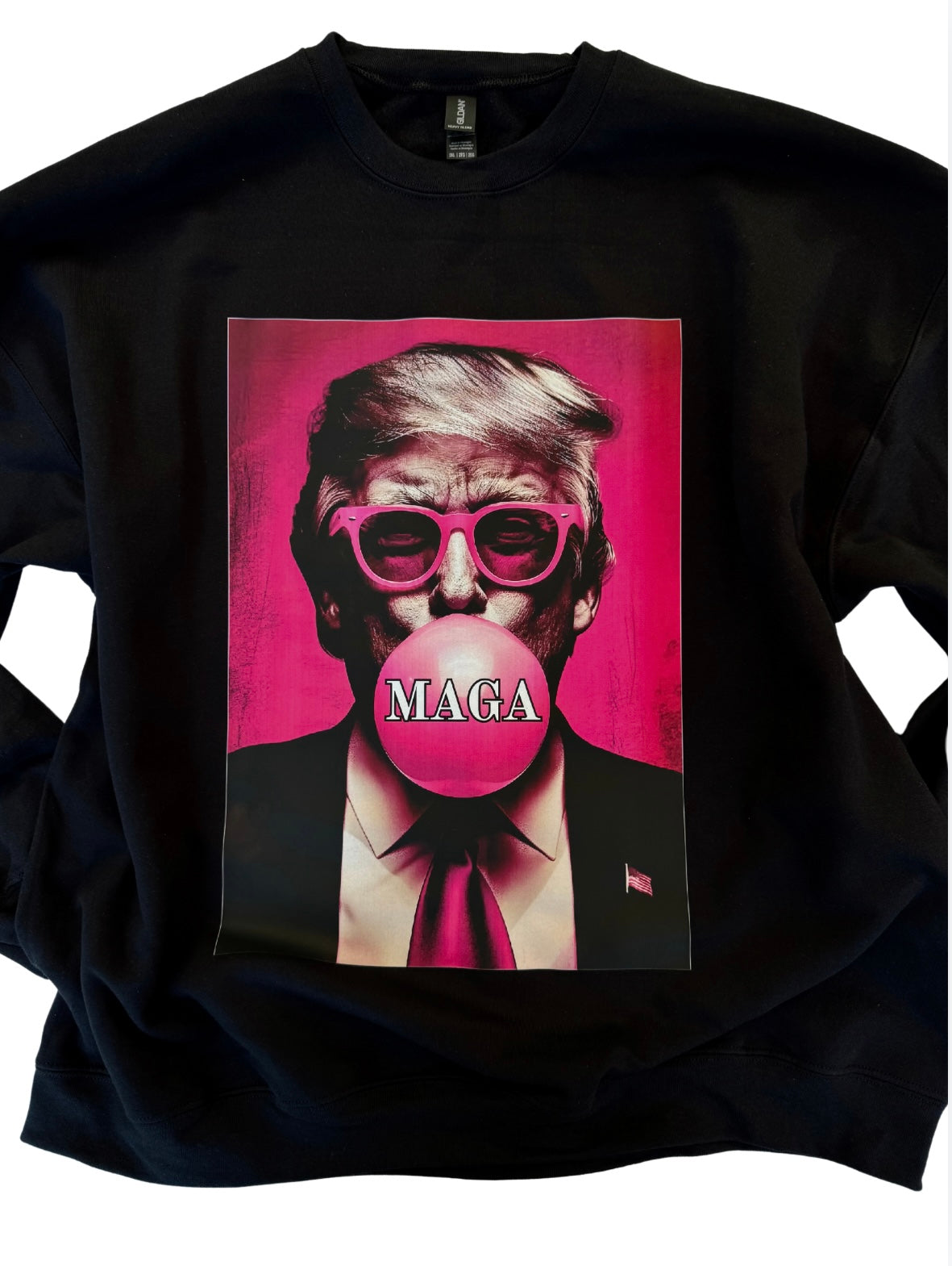 Crewneck MAGA BUBBLEGUM TRUMP