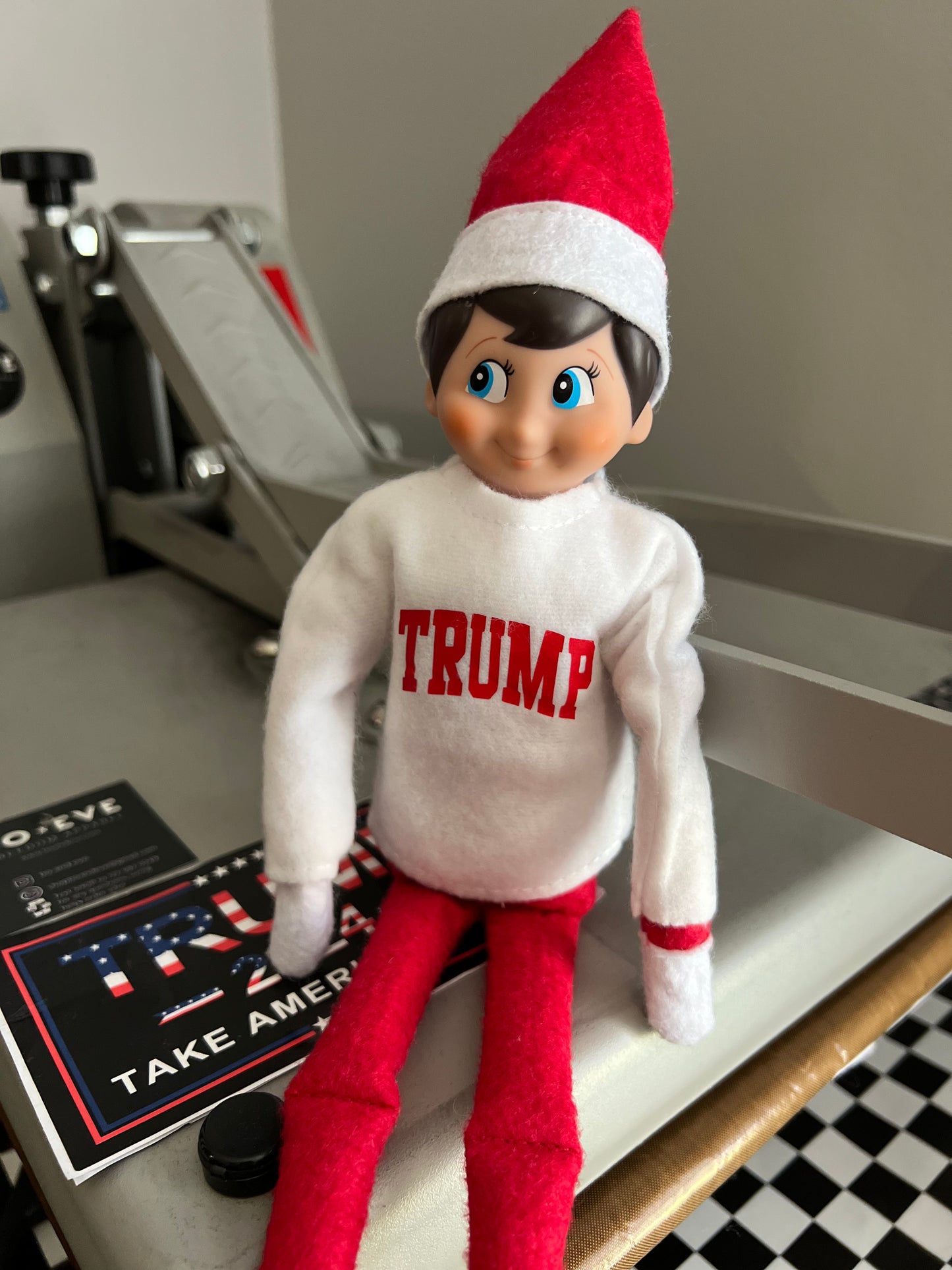 TRUMP Elf on Shelf Sweater