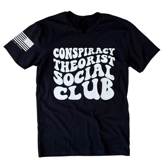 Conspiracy Theorist Social Club Tee